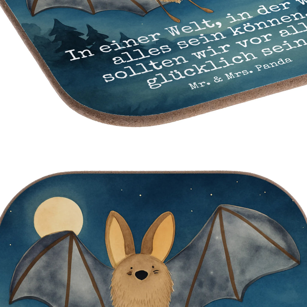 Untersetzer Fledermaus Flügel Design