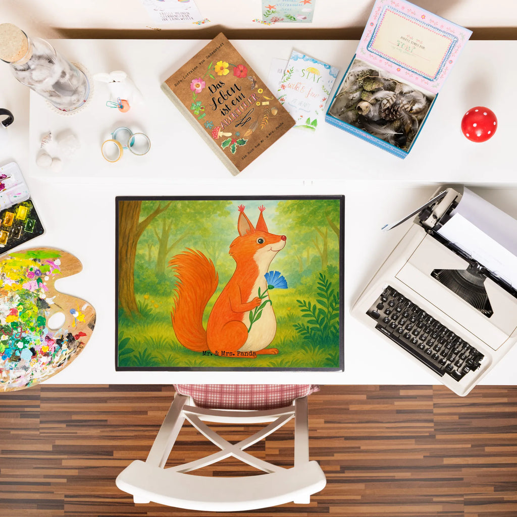 Schreibtischunterlage Eichhörnchen Blume Design Schreibunterlage, Schreibtischauflage, Bürobedarf, Büroartikel, Schreibwaren, Schreibtisch Unterlagen, Schreibtischunterlage Groß, Tiermotive, Gute Laune, lustige Sprüche, Tiere, Eichhörnchen, Eichhorn, Spruch positiv, Lachen, Spaß, Motivation Sprüche, Motivation Bilder, glücklich Spruch, Spruch Deko