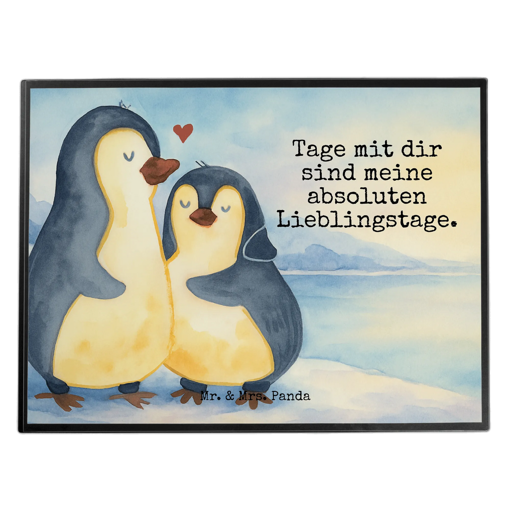 Schreibtischunterlage Pinguin umarmen Design