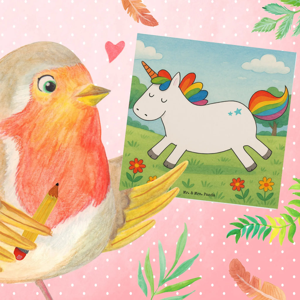 Deluxe Card unicorn happy Design Karte, Grußkarte, Klappkarte, Einladungskarte, Glückwunschkarte, Hochzeitskarte, Geburtstagskarte, Hochwertige Grußkarte, Hochwertige Klappkarte, Einhorn, Einhörner, Einhorn Deko, Unicorn, glücklich, fröhlich, Spaß, Freude, Lebensfreude, witzig, spannend, Lächeln, Lachen