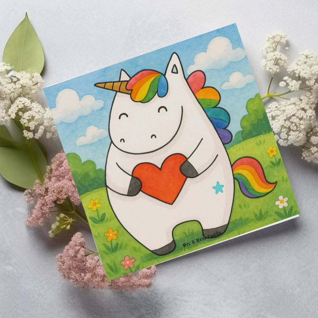 Deluxe Card unicorn Heart Design Karte, Grußkarte, Klappkarte, Einladungskarte, Glückwunschkarte, Hochzeitskarte, Geburtstagskarte, Hochwertige Grußkarte, Hochwertige Klappkarte, Einhorn, Einhörner, Einhorn Deko, Unicorn, Herz, schlimm, böse, witzig, lustig, Freundin, anders, bunt