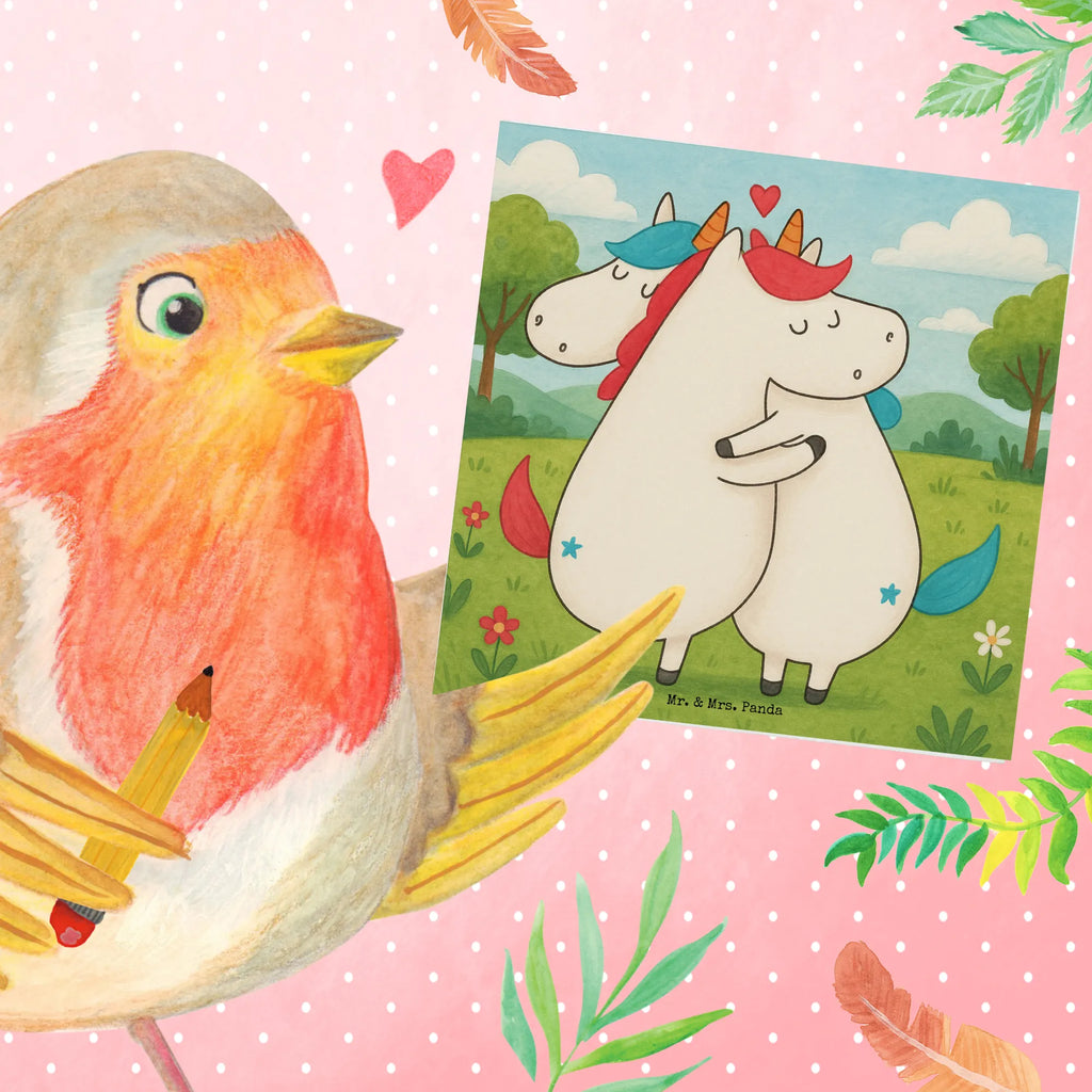 Deluxe Card unicorn communication Design Karte, Grußkarte, Klappkarte, Einladungskarte, Glückwunschkarte, Hochzeitskarte, Geburtstagskarte, Hochwertige Grußkarte, Hochwertige Klappkarte, Einhorn, Einhörner, Einhorn Deko, Unicorn, Valentinstag, Valentine, Liebe, Geschenk, Partner, Ehe, lustig, witzig, Spruch