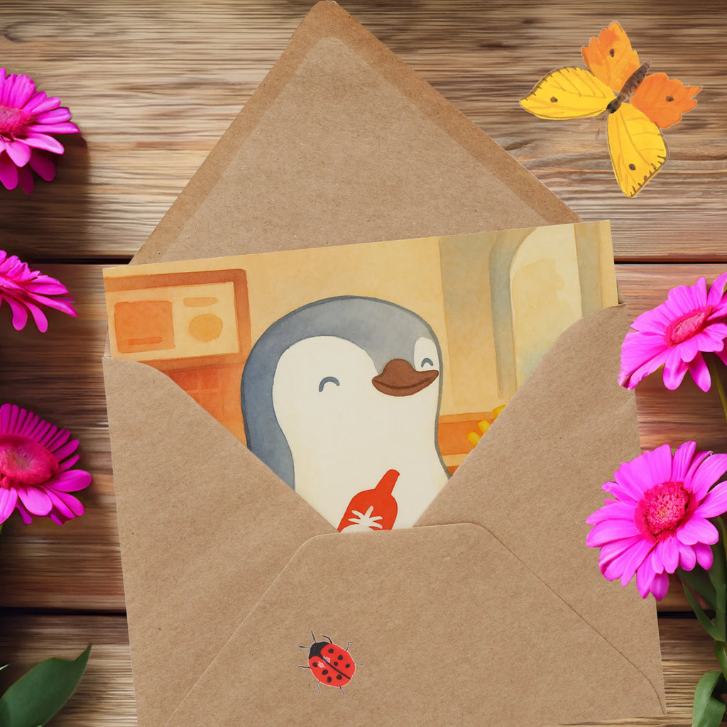 Deluxe Card penguin French fries Design Karte, Grußkarte, Klappkarte, Einladungskarte, Glückwunschkarte, Hochzeitskarte, Geburtstagskarte, Hochwertige Grußkarte, Hochwertige Klappkarte, Liebe, Partner, Freund, Freundin, Ehemann, Ehefrau, Heiraten, Verlobung, Heiratsantrag, Liebesgeschenk, Jahrestag, Hocheitstag, Valentinstag, Geschenk für Frauen, Hochzeitstag, Mitbringsel, Geschenk für Freundin, Geschenk für Partner, Liebesbeweis, für Männer, für Ehemann