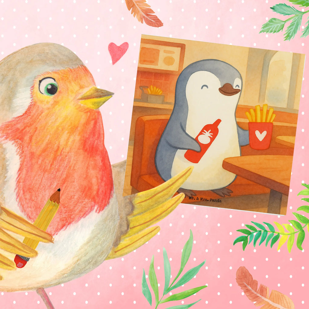 Deluxe Card penguin French fries Design Karte, Grußkarte, Klappkarte, Einladungskarte, Glückwunschkarte, Hochzeitskarte, Geburtstagskarte, Hochwertige Grußkarte, Hochwertige Klappkarte, Liebe, Partner, Freund, Freundin, Ehemann, Ehefrau, Heiraten, Verlobung, Heiratsantrag, Liebesgeschenk, Jahrestag, Hocheitstag, Valentinstag, Geschenk für Frauen, Hochzeitstag, Mitbringsel, Geschenk für Freundin, Geschenk für Partner, Liebesbeweis, für Männer, für Ehemann