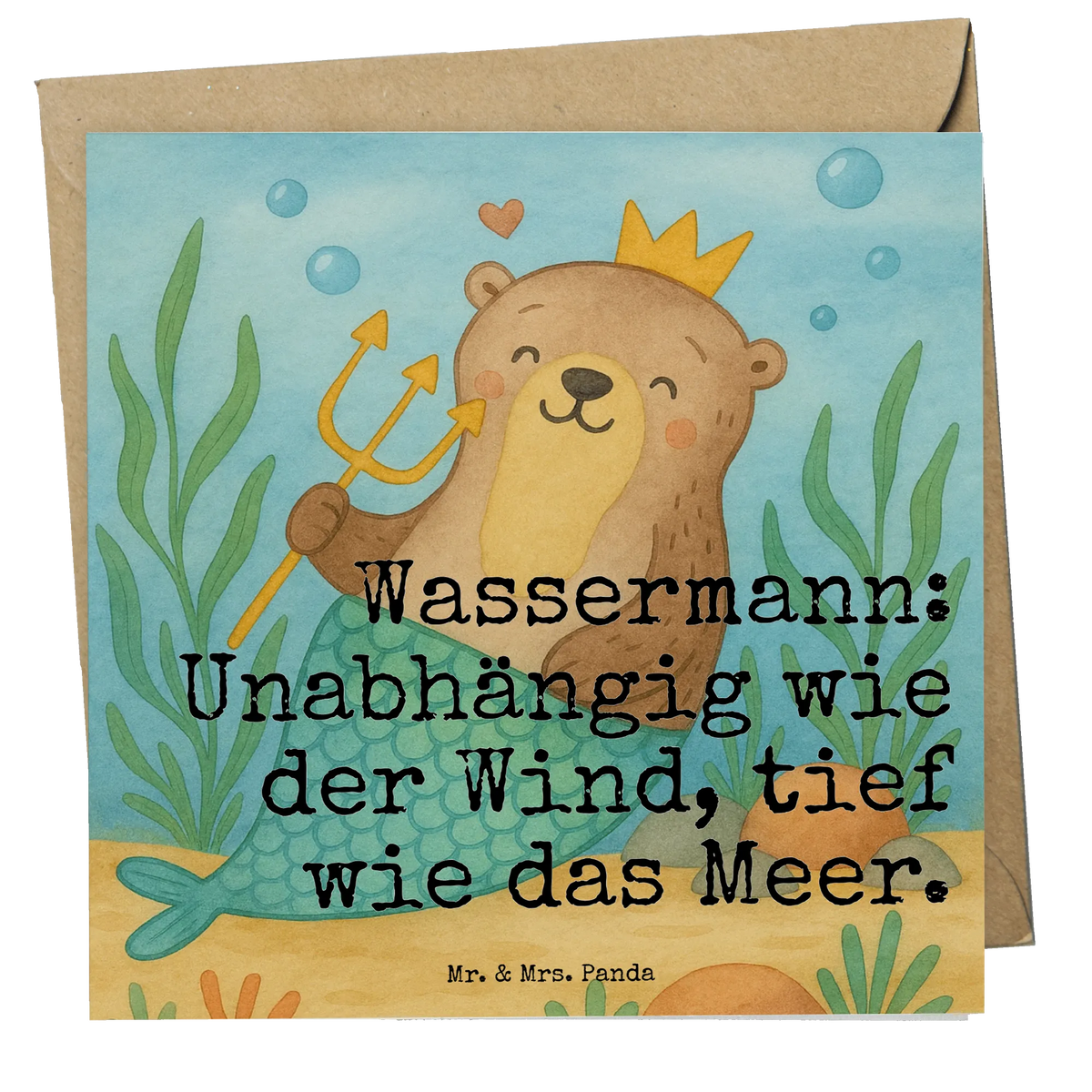 Deluxe Karte Wassermann Astrologie Design doppelkarte, anlasskarte, Grußkarte, Glückwunschkarte, faltkarte, Klappkarte, Sternzeichen, Tierkreiszeichen, Horoskop, Astrologie, Aszendent, Geschenk, Geburtstagsgeschenk, Wassermann