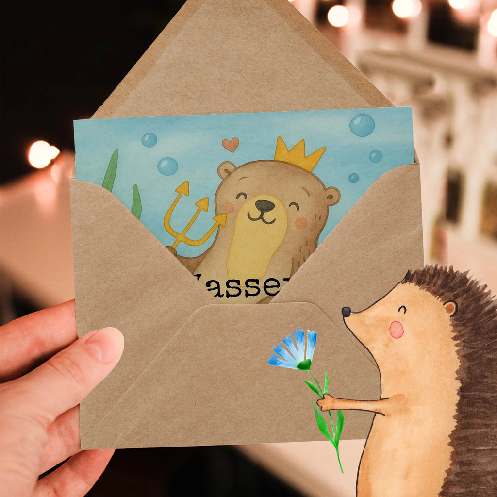 Deluxe Karte Wassermann Astrologie Design Karte, Grußkarte, Klappkarte, Einladungskarte, Glückwunschkarte, Hochzeitskarte, Geburtstagskarte, Hochwertige Grußkarte, Hochwertige Klappkarte, Tierkreiszeichen, Sternzeichen, Horoskop, Astrologie, Aszendent, Wassermann, Geburtstagsgeschenk, Geschenk