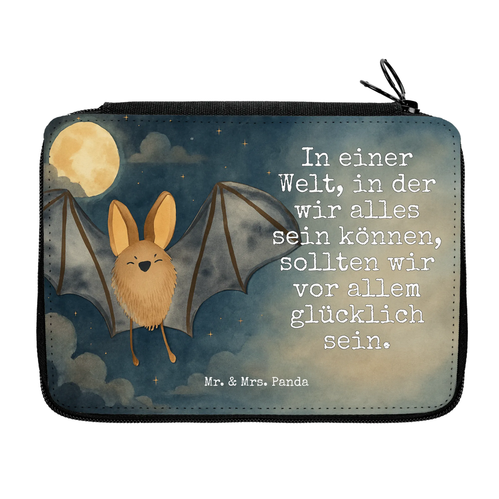 Leather folder bat wing Design Federmappe, Stiftetasche, Stifte Etui, Schule, Einschulung, Geschenk, Kind, Schüler, Schülerin, Stifterolle, Federmäppchen, Motiv, Grundschule, Federmäppchen bedruckt, Büro Stifte Etui, Bestückte Federmappe, Kinder Federmappe, Federmappe Einschulung, Tiermotive, Gute Laune, lustige Sprüche, Tiere