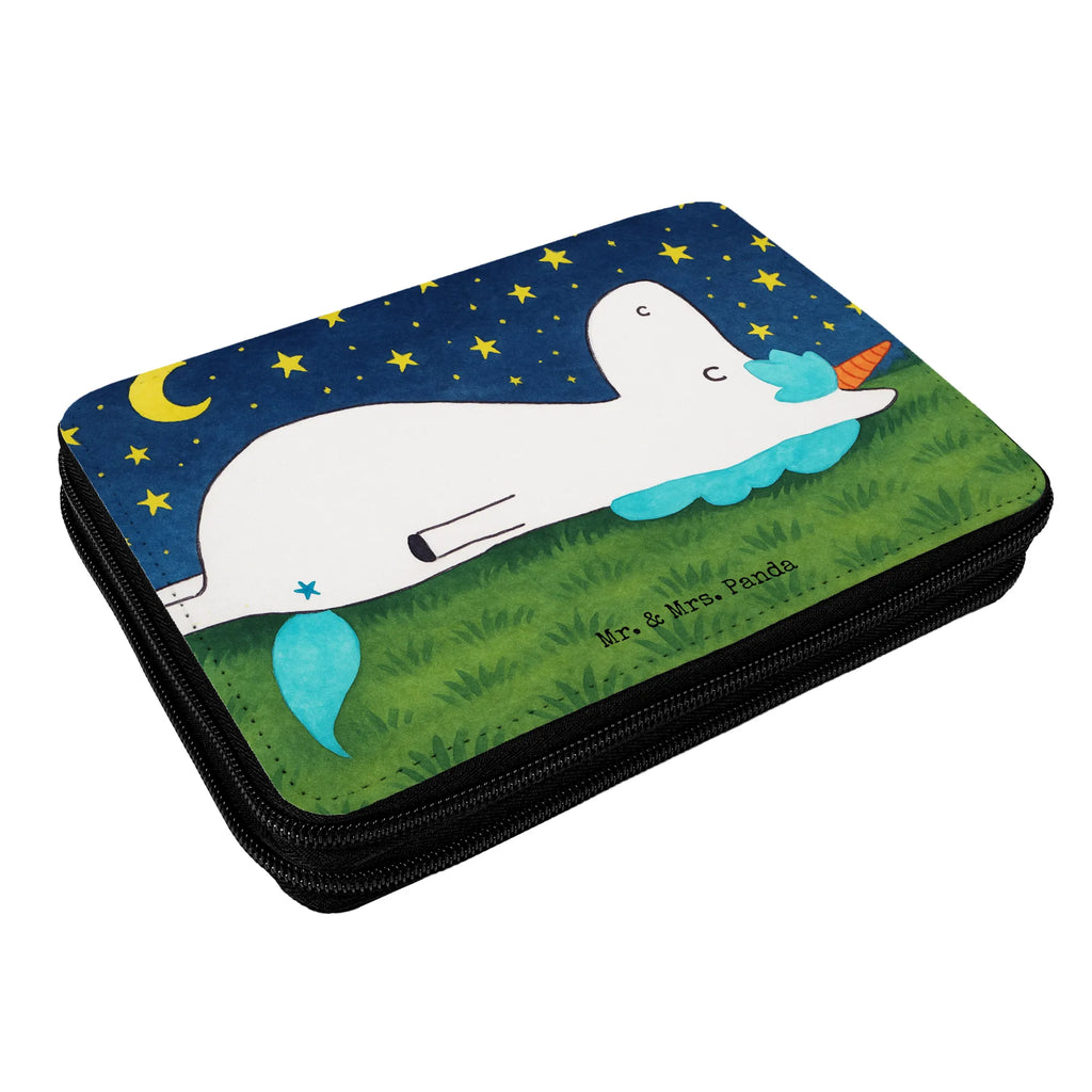 Leather folder unicorn starry sky Design Federmappe, Stiftetasche, Stifte Etui, Schule, Einschulung, Geschenk, Kind, Schüler, Schülerin, Stifterolle, Federmäppchen, Motiv, Grundschule, Federmäppchen bedruckt, Büro Stifte Etui, Bestückte Federmappe, Kinder Federmappe, Federmappe Einschulung, Einhorn, Einhörner, Einhorn Deko, Unicorn, Sterne, Dachschaden, Verrückt, Sternenhimmel