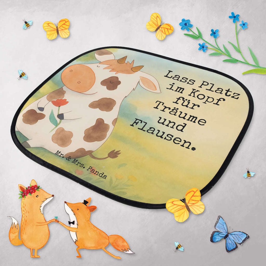 Sonnenschutz Auto Kuh Design