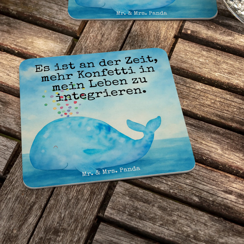 Bierdeckel Wal Konfetti Design Bierdeckel, Gastgeschenk Hochzeit, Tischdeko, Meerestiere, Meer, Urlaub, Wal, Konfetti, Wale, Motivation, Neuanfang, Trennung, Diät, Abnehmen, Neustart, Lebensabschnitt, Geburtstag