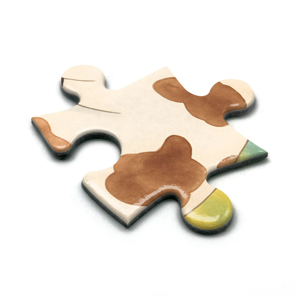 Puzzle Cow Design Puzzle, Bauernhof, Hoftiere, Landwirt, Landwirtin, Kuh, Kühe, Träume, Flausen, Spruch, Magie, Motivtion, Hof, Milch, Milchkuh