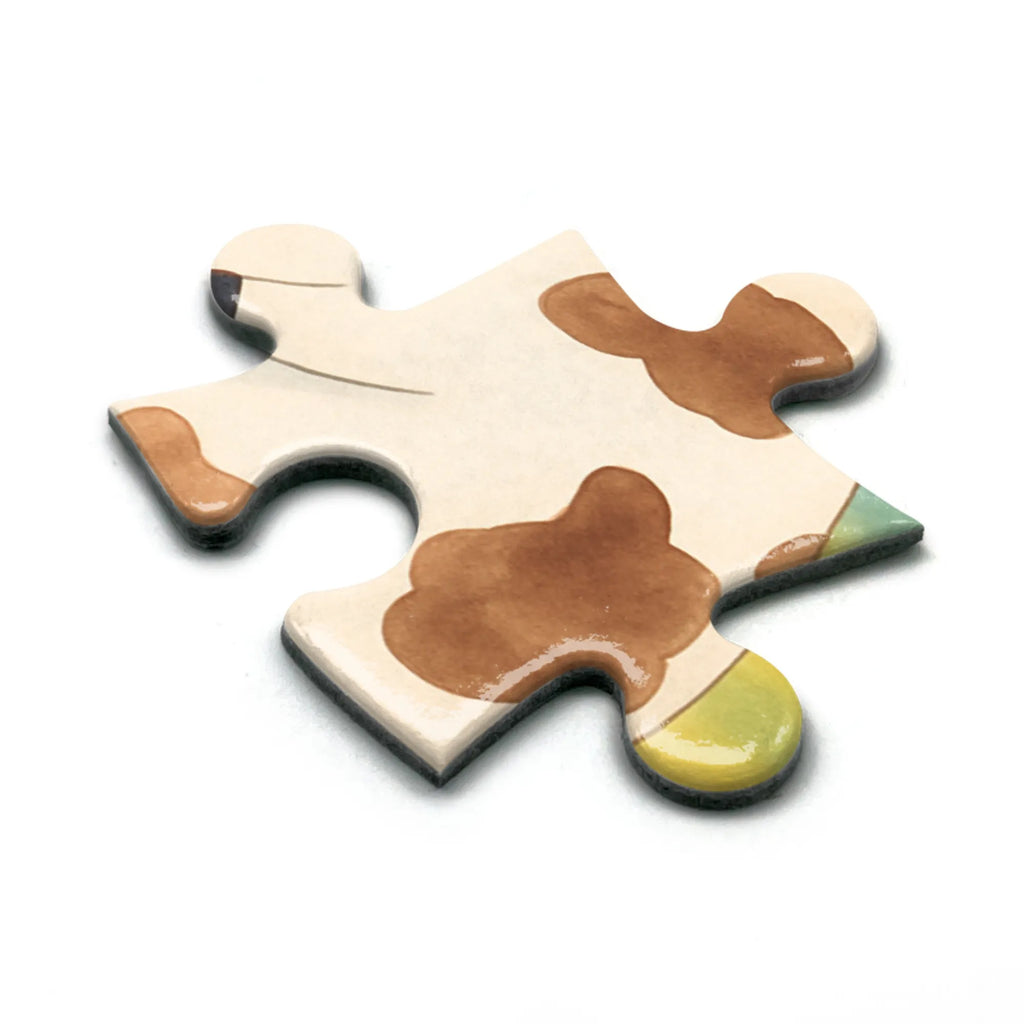 Puzzle Cow Design Puzzle, Bauernhof, Hoftiere, Landwirt, Landwirtin, Kuh, Kühe, Träume, Flausen, Spruch, Magie, Motivtion, Hof, Milch, Milchkuh