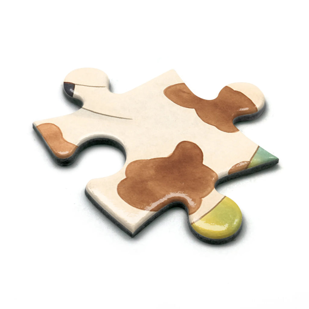 Puzzle Cow Design Puzzle, Bauernhof, Hoftiere, Landwirt, Landwirtin, Kuh, Kühe, Träume, Flausen, Spruch, Magie, Motivtion, Hof, Milch, Milchkuh