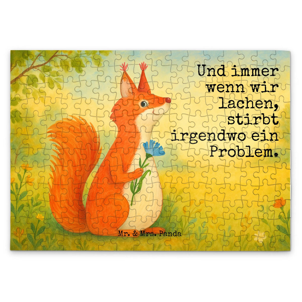 Puzzle Eichhörnchen Blume Design 300 Teile Puzzle, 500 Teile Puzzle, Puzzlespiel, 2000 Teile Puzzle, 1000 Teile Puzzle, Geduldspiel, Puzzle, 1500 Teile Puzzle, Legespiel, Gute Laune, Tiere, Lustige Sprüche, Tiermotive, Motivation Sprüche, Motivation Bilder, Spruch Positiv, Eichhörnchen, Spruch Deko, Spaß, Lachen, Eichhorn, glücklich Spruch