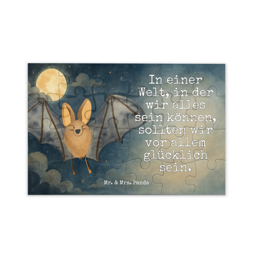 Puzzle Fledermaus Flügel Design Puzzle, Tiermotive, Gute Laune, lustige Sprüche, Tiere