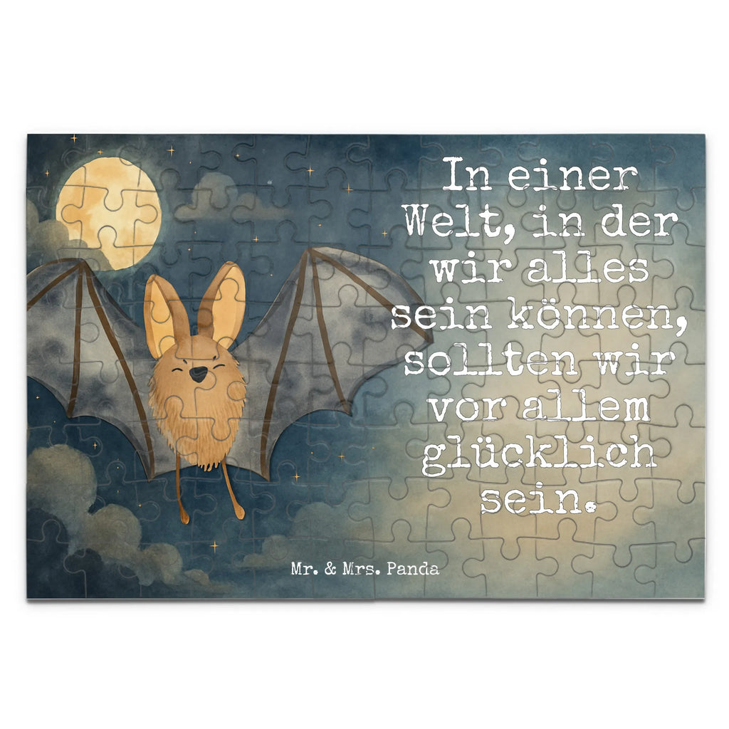 Puzzle Fledermaus Flügel Design Puzzle, Tiermotive, Gute Laune, lustige Sprüche, Tiere