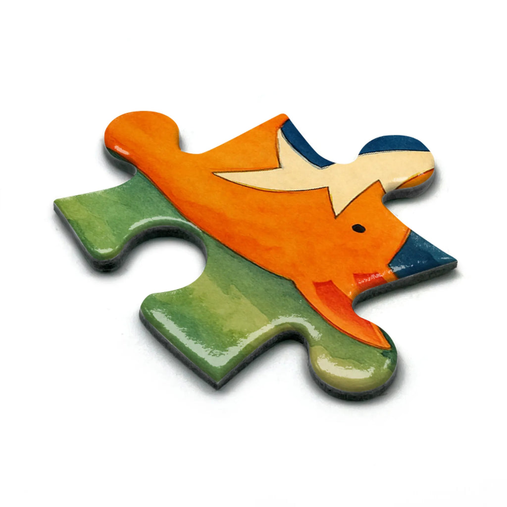 Puzzle Fox Stars Design Puzzle, Fuchs, Füchse, tröstende Worte, Spruch positiv, Spruch schön, Romantik, Always Look on the Bright Side of Life