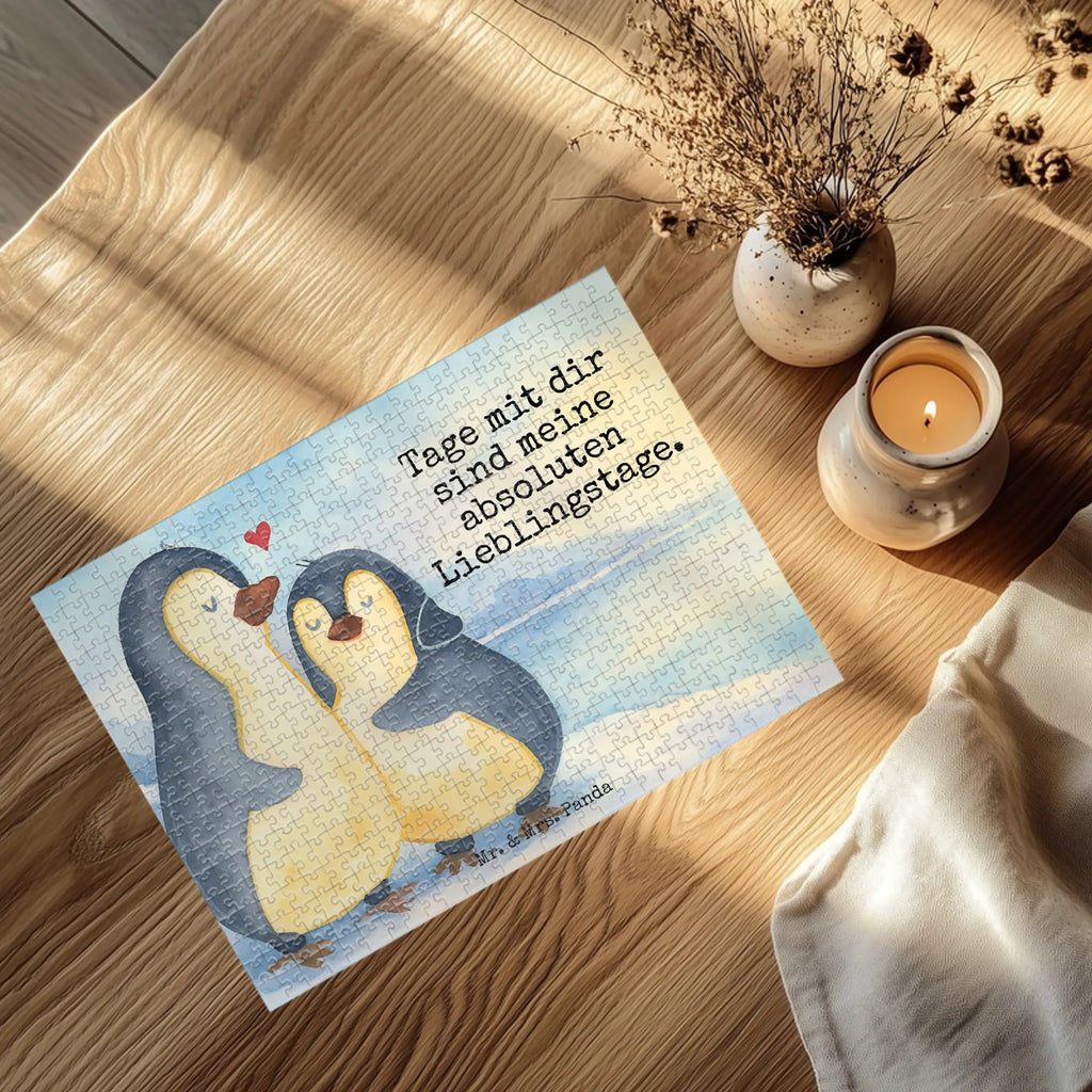 Puzzle Pinguin umarmen Design Puzzle, Pinguin, Liebe, Liebespaar, Liebesbeweis, Liebesgeschenk, Verlobung, Jahrestag, Hochzeitstag, Hochzeit, Hochzeitsgeschenk
