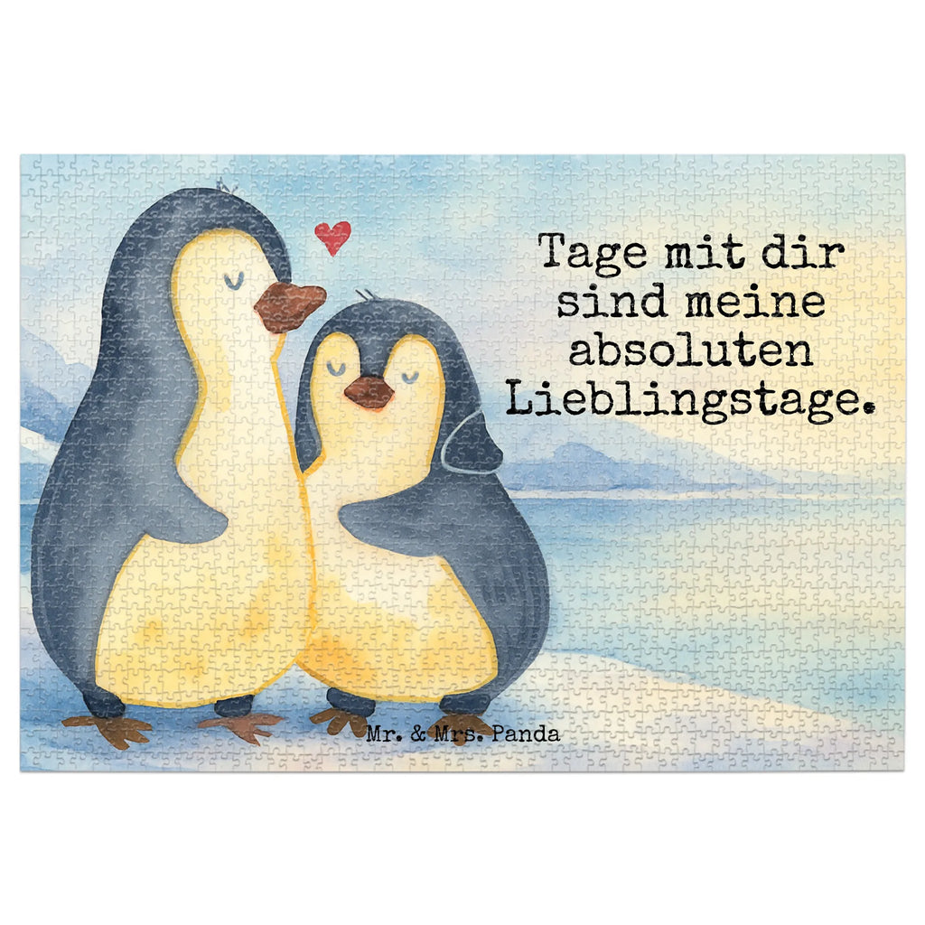 Puzzle Pinguin umarmen Design Puzzle, Pinguin, Liebe, Liebespaar, Liebesbeweis, Liebesgeschenk, Verlobung, Jahrestag, Hochzeitstag, Hochzeit, Hochzeitsgeschenk