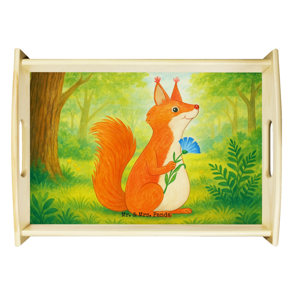 Serviertablett Eichhörnchen Blume Design Frühstückstablett, Dekotablett, Küchentablett, Serviertablett, Tablett, Holztablett, Tiermotive, Gute Laune, lustige Sprüche, Tiere, Lachen, Spruch Deko, Motivation Sprüche, Motivation Bilder, glücklich Spruch, Eichhörnchen, Eichhorn, Spruch positiv, Spaß