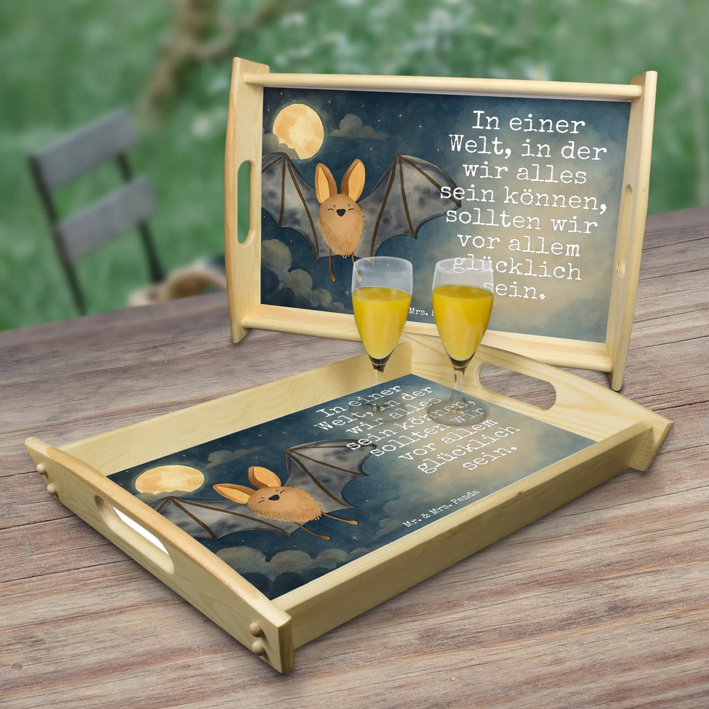 Serviertablett Fledermaus Flügel Design