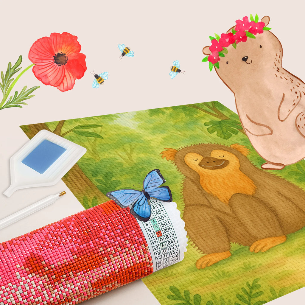 Diamond Painting Monkey Design Africa, self-esteem, respect, self-love, monkeys, love, selfcare, self-confidence, monkey, motivation