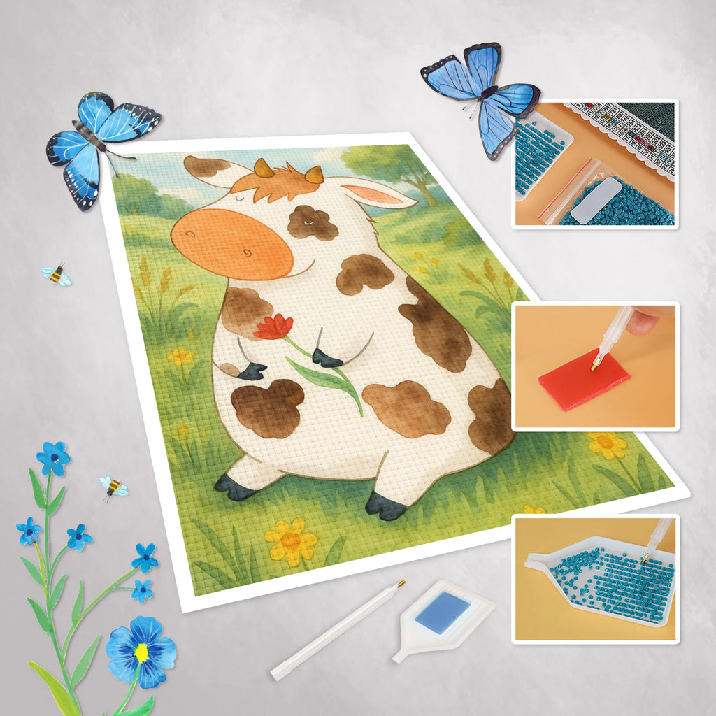 Diamond Painting Cow Design farm, farm animals, animals, dreams, saying, yard, nonsense, milk, dairy cow, magic, cow, cows, motivtion