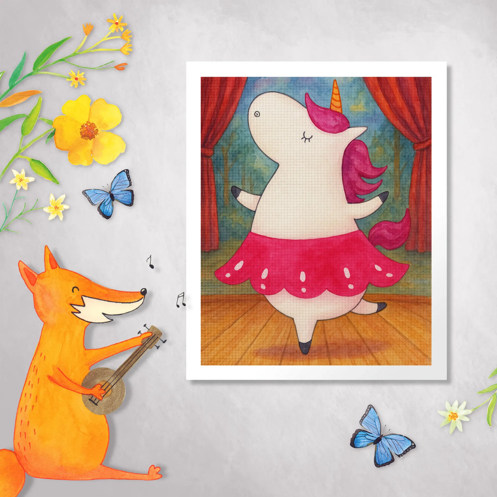 Diamond Painting unicorn ballerina Design unicorn, unicorns, Unicorn, Party, Ballerina, dancer present, Celebration, Flat, Dancer gift, Dancing, English, Einhorn, Fun