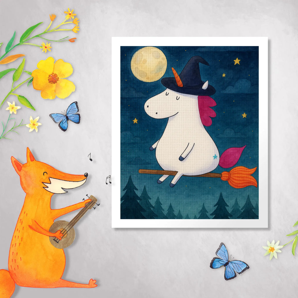 Diamond Painting unicorn Witch Design unicorn, unicorns, girlfriend present, bitch, wife gift, witch, mad, bad girl, angel, devil, Unicorn