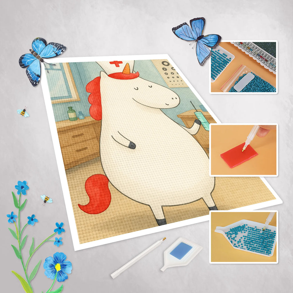 Diamond Painting Einhorn Krankenschwester Design DIY, Kristallbild, Kreativität, Diamond Painting, Einhorn, Einhörner, Einhorn Deko, Unicorn, Ärztin Geschenk, Krankenhaus, Krankenpflegerin, Krankenpfleger Geschenk, Krankenschwester Dankeschön, Krankenschwester Geschenk