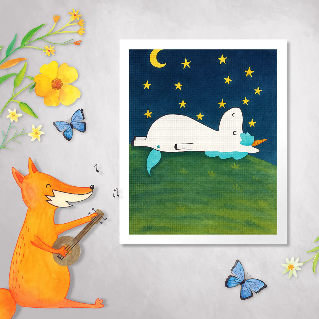 Obraz diamentowy Jednorożec gwiaździste niebo Design Jednorożec, jednorożce, dekoracje jednorożca, jednorożec