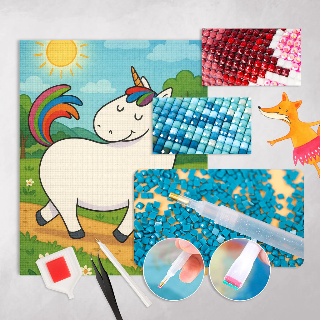 Diamond Painting unicorn Swagger Design unicorn, unicorns, riding, proud, riding gift, Unicorn, equestrian, horse, girlfriend, riding present, different