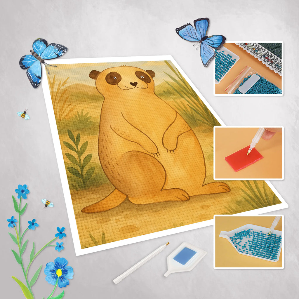 Diamond Painting Meerkat Design Africa, Meerkat, World trip, Traveling, Travel, Africa trip, Road trip, Saying