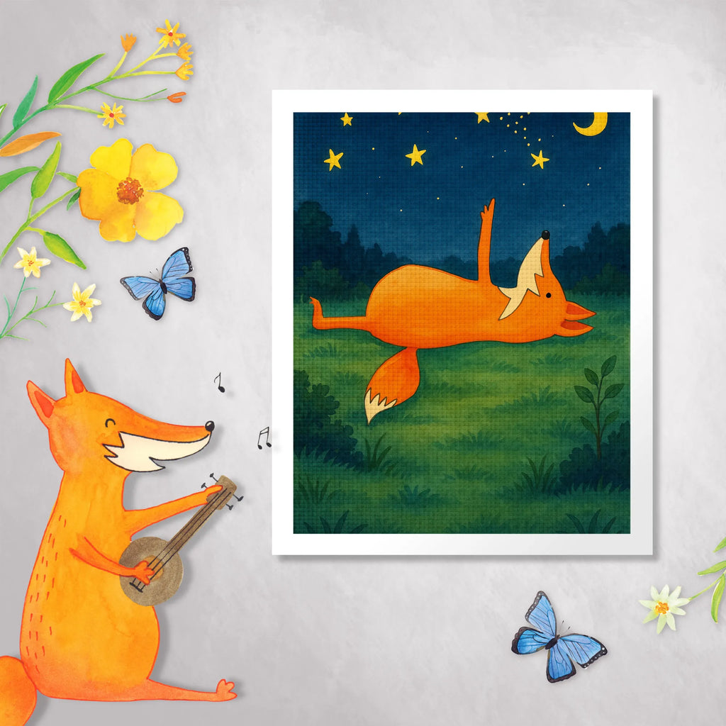 Diamond Painting Fox Stars Design fox, foxes, forest wildlife, clever as a fox, animal lover, Fox, Saying beautiful, words of consolation, Romance, Always Look on the Bright Side of Life, Saying positive