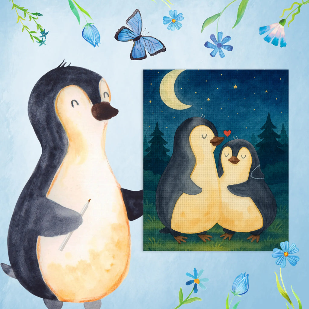 Diamond Painting penguins Fall asleep Design Love, Loving, Two, Together, Marriage, Engagement, Proposal of marriage, Love gift, gift for her, gift for him, anniversary gift, Valentine&#39;s Day Gift for Women Love Gift Anniversary Wedding Anniversary Party Favor Gift for Girlfriend Gift for Partner Boyfriend Gift Token of Love for Men for Husband