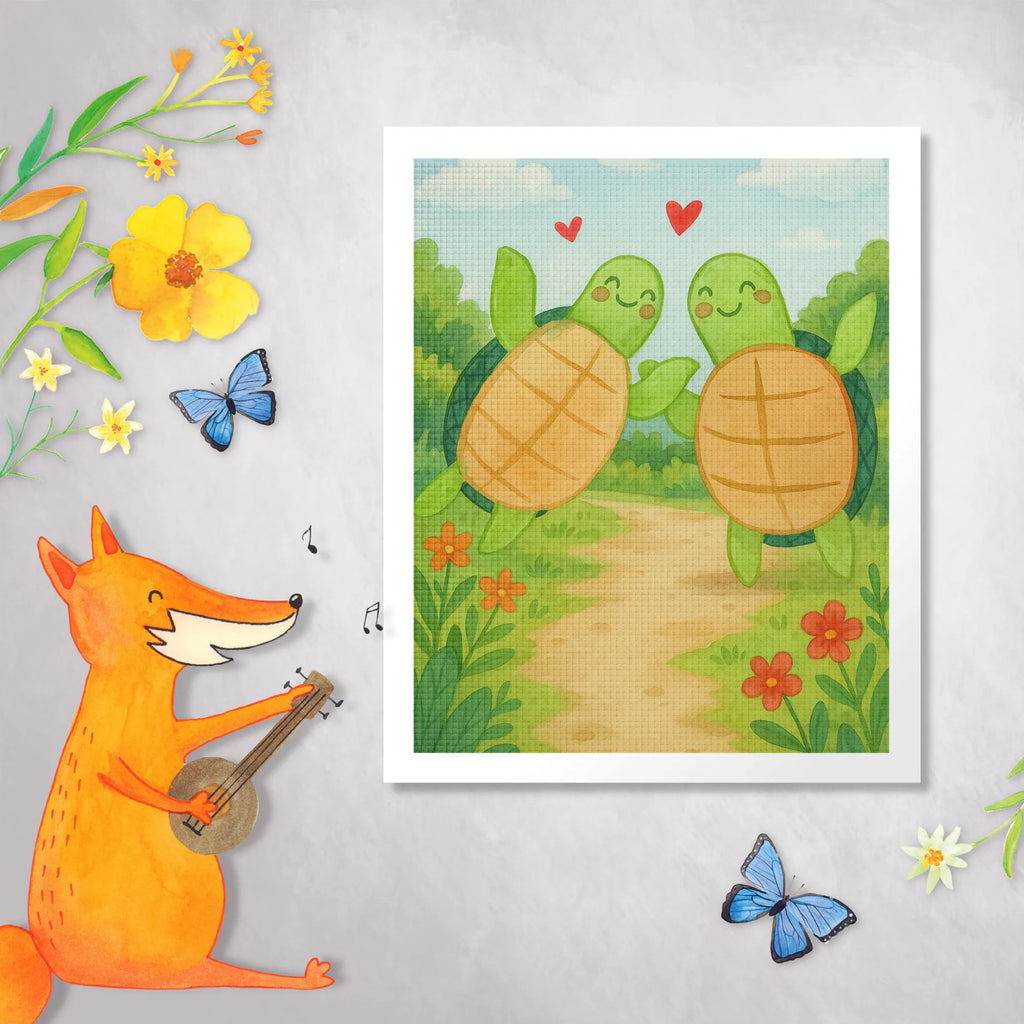 Diamond Painting turtles Pair Design Love, Loving, Two, Together, Marriage, Engagement, Proposal of marriage, Love gift, gift for her, gift for him, anniversary gift, Valentine&#39;s Day Gift for Women Love Gift Anniversary Wedding Anniversary Party Favor Gift for Girlfriend Gift for Partner Boyfriend Gift Token of Love for Men for Husband