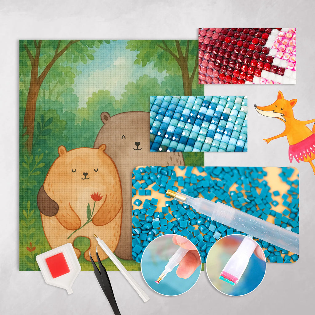 Diamond Painting Bears in love Design Love, Loving, Two, Together, Marriage, Engagement, Proposal of marriage, Love gift, gift for her, gift for him, anniversary gift, Partner, Engaged, Girlfriend, Married, Boyfriend, In love, Gift Friend, Bears, Anniversary, Bear, Proof of love, Gift Wedding, Gift Girlfriend, Wedding anniversary
