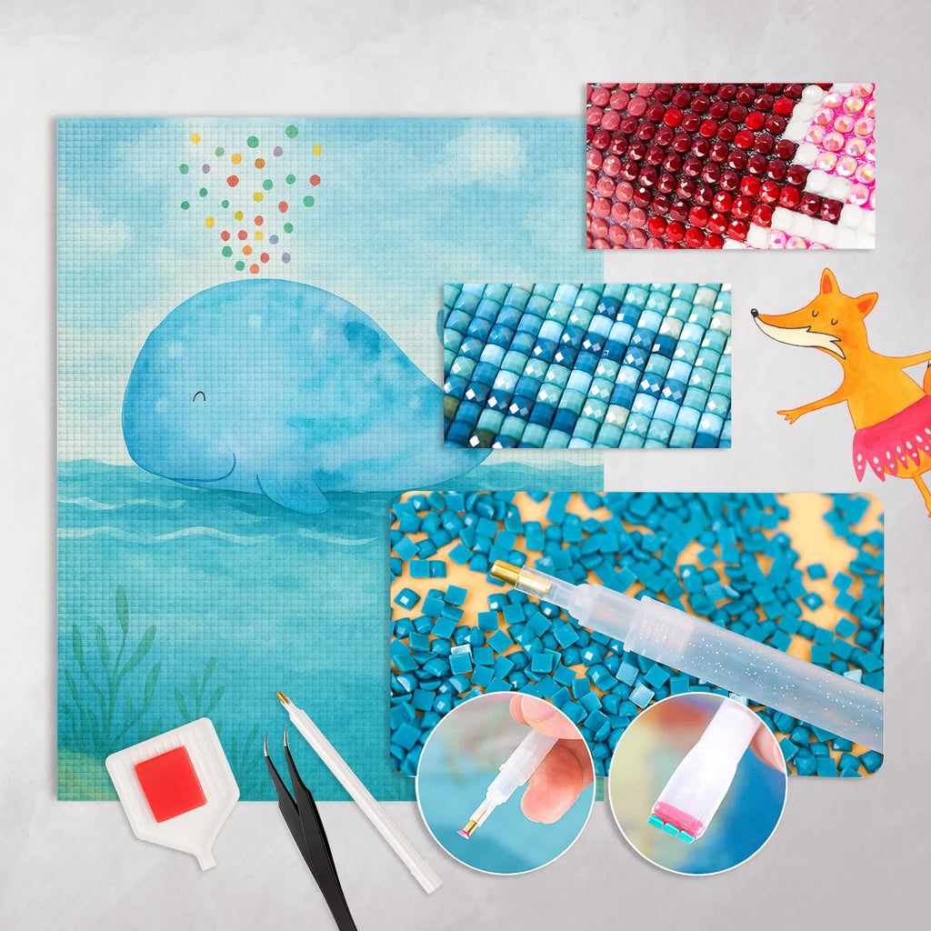 Diamond Painting whale confetti Design Seafood, aquatic animals, ocean, sea, fish, shells, corals, reef, whale, narwhal, sea urchin, lobster, platypus, turtle, manatee, crocodile, orca, shrimp, gifts for seafood lovers, water world, underwater animals, underwater world, vacation, deep sea, seafood fans, gift ideas, seafood decoration, seafood posters, losing weight, new start, diet, new beginning, Whale, period of life, separation, confetti, birthday, motivation, whales