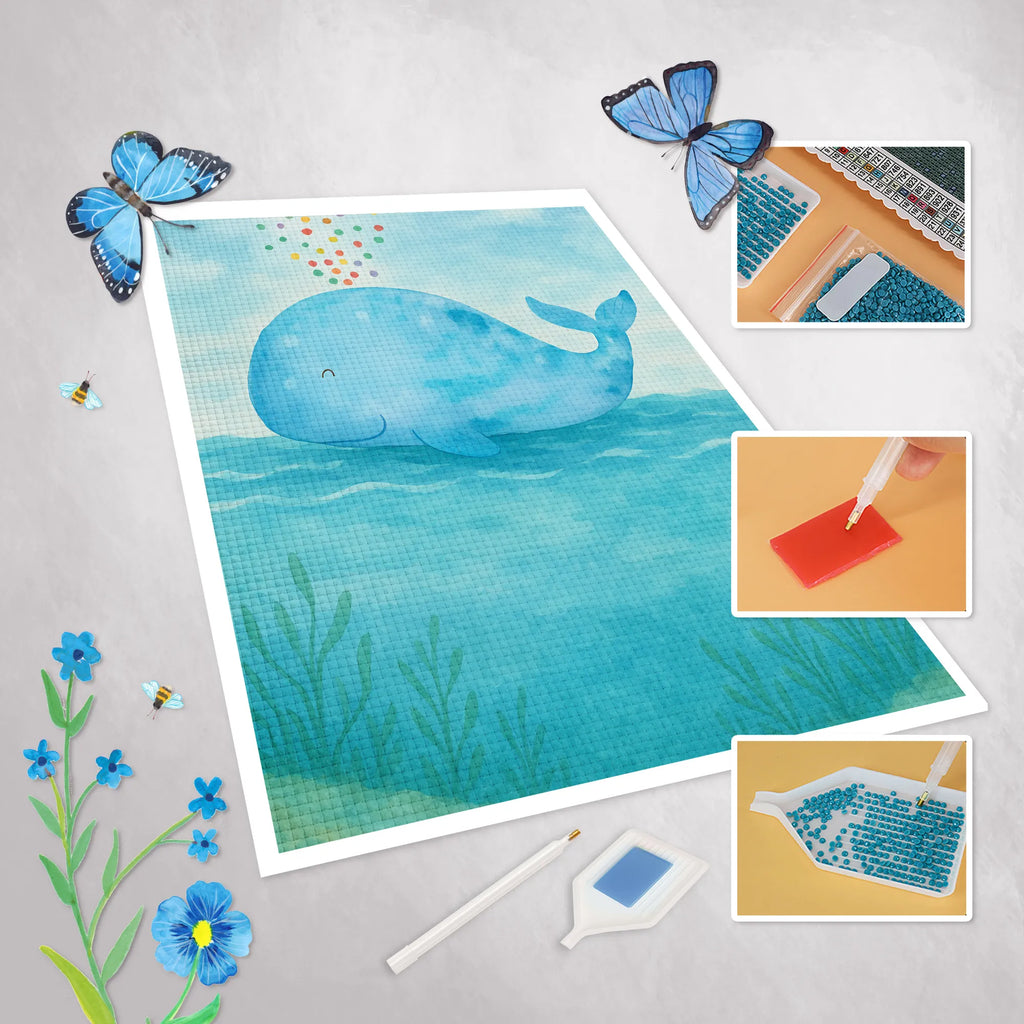 Diamond Painting whale confetti Design Seafood, aquatic animals, ocean, sea, fish, shells, corals, reef, whale, narwhal, sea urchin, lobster, platypus, turtle, manatee, crocodile, orca, shrimp, gifts for seafood lovers, water world, underwater animals, underwater world, vacation, deep sea, seafood fans, gift ideas, seafood decoration, seafood posters, losing weight, new start, diet, new beginning, Whale, period of life, separation, confetti, birthday, motivation, whales