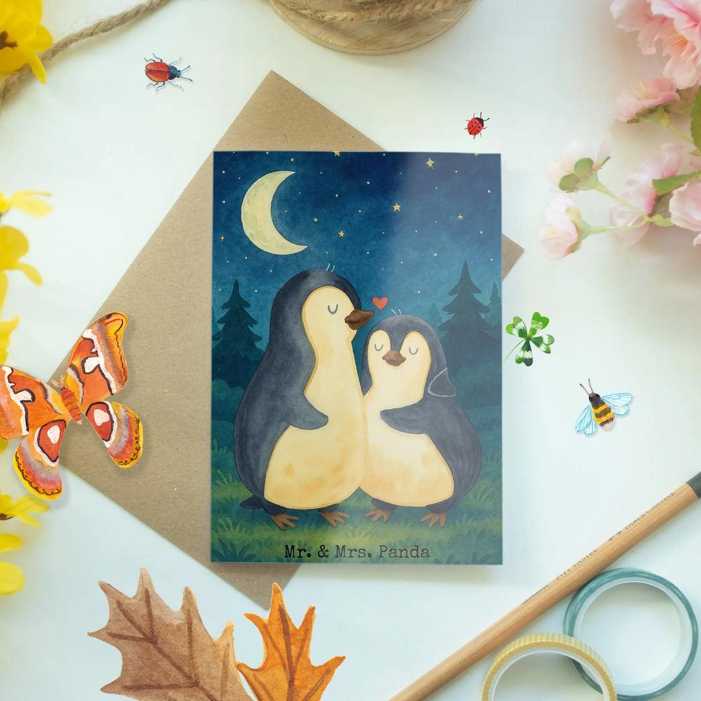 Grußkarte Pinguine Einschlafen Design Grußkarte, Klappkarte, Einladungskarte, Glückwunschkarte, Hochzeitskarte, Geburtstagskarte, Karte, Ansichtskarten, Liebe, Partner, Freund, Freundin, Ehemann, Ehefrau, Heiraten, Verlobung, Heiratsantrag, Liebesgeschenk, Jahrestag, Hocheitstag, Valentinstag, Geschenk für Frauen, Hochzeitstag, Mitbringsel, Geschenk für Freundin, Geschenk für Partner, Liebesbeweis, für Männer, für Ehemann