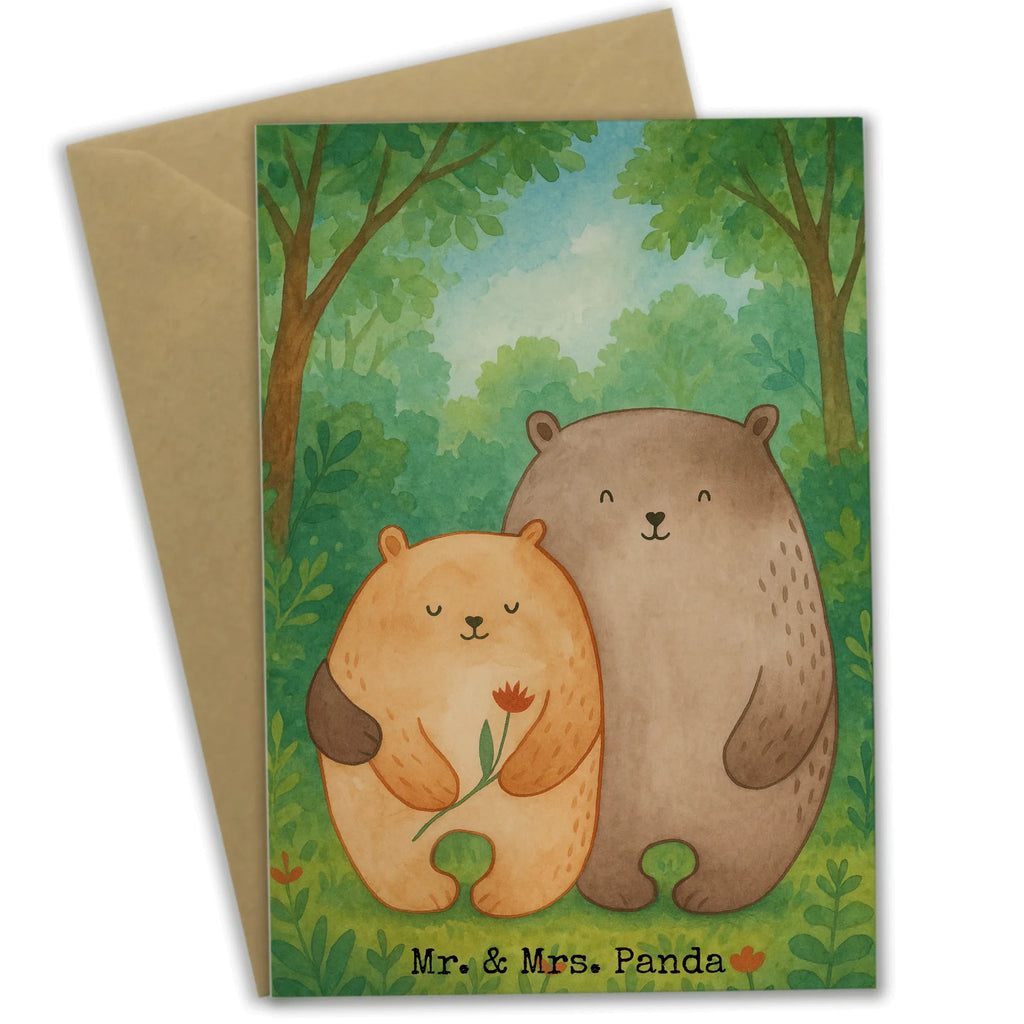 Greetings card Bears in love Design Grußkarte, Klappkarte, Einladungskarte, Glückwunschkarte, Hochzeitskarte, Geburtstagskarte, Karte, Ansichtskarten, Liebe, Partner, Freund, Freundin, Ehemann, Ehefrau, Heiraten, Verlobung, Heiratsantrag, Liebesgeschenk, Jahrestag, Hocheitstag, Verliebt, Verlobt, Verheiratet, Geschenk Freundin, Geschenk Freund, Liebesbeweis, Hochzeitstag, Geschenk Hochzeit, Bären, Bärchen, Bär