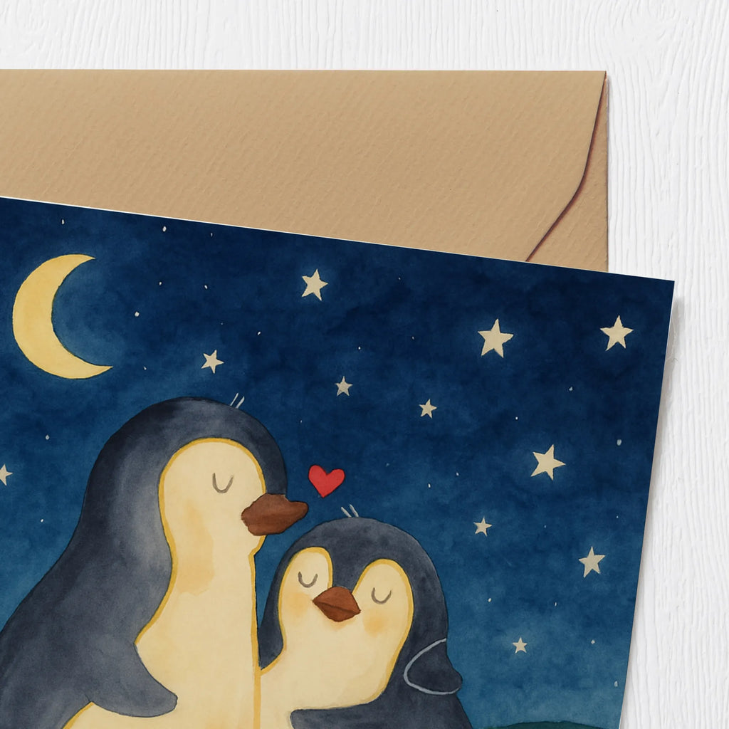 Deluxe Card penguins Fall asleep Design Karte, Grußkarte, Klappkarte, Einladungskarte, Glückwunschkarte, Hochzeitskarte, Geburtstagskarte, Hochwertige Grußkarte, Hochwertige Klappkarte, Liebe, Partner, Freund, Freundin, Ehemann, Ehefrau, Heiraten, Verlobung, Heiratsantrag, Liebesgeschenk, Jahrestag, Hocheitstag, Valentinstag, Geschenk für Frauen, Hochzeitstag, Mitbringsel, Geschenk für Freundin, Geschenk für Partner, Liebesbeweis, für Männer, für Ehemann