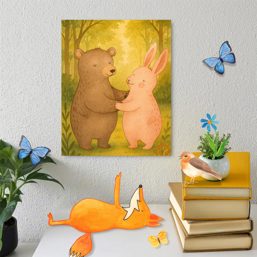 Paint by Numbers bear and rabbit Embrace Design Kunstwerk, Bastelidee, DIY, Baseln, Malen, Malen nach Zahlen, Künstler, Ausmalbild, Kreativität, Liebe, Partner, Freund, Freundin, Ehemann, Ehefrau, Heiraten, Verlobung, Heiratsantrag, Liebesgeschenk, Jahrestag, Hocheitstag, Bär, best friends, Freunde, Hase, Bärchen, bester Freund