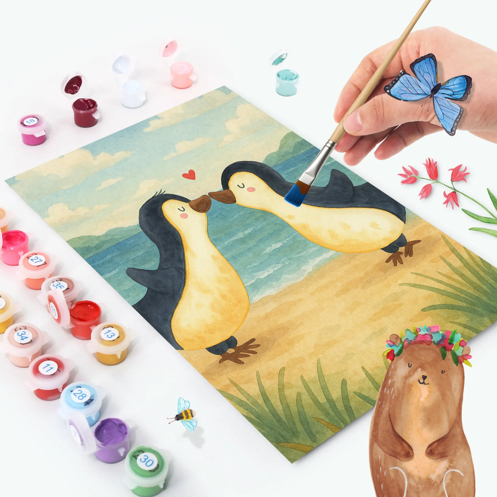 Malowanie według numerów Pingwiny Pocałunek Design Malen nach Zahlen, Ausmalbild, Kunstwerk, Liebe, Partner, Freund, Freundin, Ehemann, Ehefrau, Heiraten, Verlobung, Heiratsantrag, Liebesgeschenk, Jahrestag, Hocheitstag, Valentinstag, für Männer, für Ehemann, Liebesbeweis, Geschenk für Frauen, Hochzeitstag, Geschenk für Freundin, Mitbringsel, Geschenk für Partner