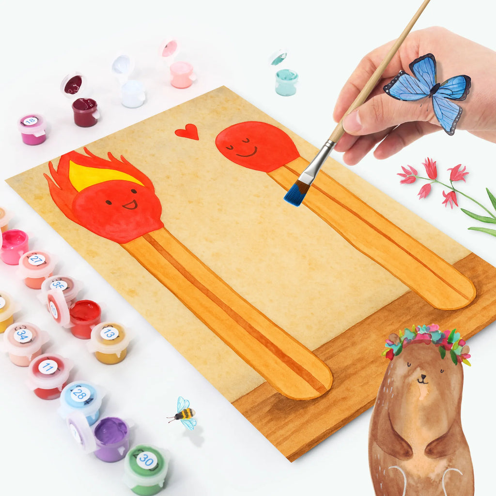 Malowanie według numerów Zapałki Design Künstler, Malen nach Zahlen, Baseln, Ausmalbild, Malen, Bastelidee, Kunstwerk, DIY, Kreativität, Liebe, Partner, Freund, Freundin, Ehemann, Ehefrau, Heiraten, Verlobung, Heiratsantrag, Liebesgeschenk, Jahrestag, Hocheitstag, Streichhölzer