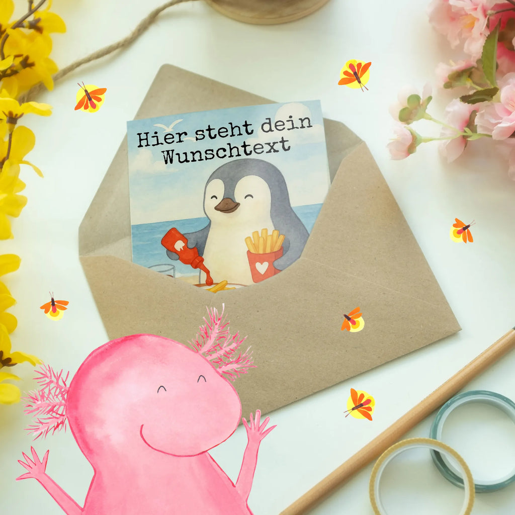 Personalised greetings card penguin French fries Design Personalisierte Geburtstagskarte, Grußkarte selbst gestalten, Personalisierte Grußkarte, Personalisierte Einladungskarte, Grußkarte mit Namen, Personalisiertere Klappkarte, Personalisierte Glückwunschkarte, Grußkarte selber drucken, Grußkarte als Geldgeschenk, Personalisierte Hochzeitskarte, Grußkarte mit persönlichen Nachrichten, Personalisierte Karte, Grußkarten personalisiert, Liebe, Partner, Freund, Freundin, Ehemann, Ehefrau, Heiraten, Verlobung, Heiratsantrag, Liebesgeschenk, Jahrestag, Hocheitstag, Mitbringsel, Valentinstag, Geschenk für Partner, Geschenk für Frauen, Liebesbeweis, Geschenk für Freundin, Hochzeitstag, für Ehemann, für Männer