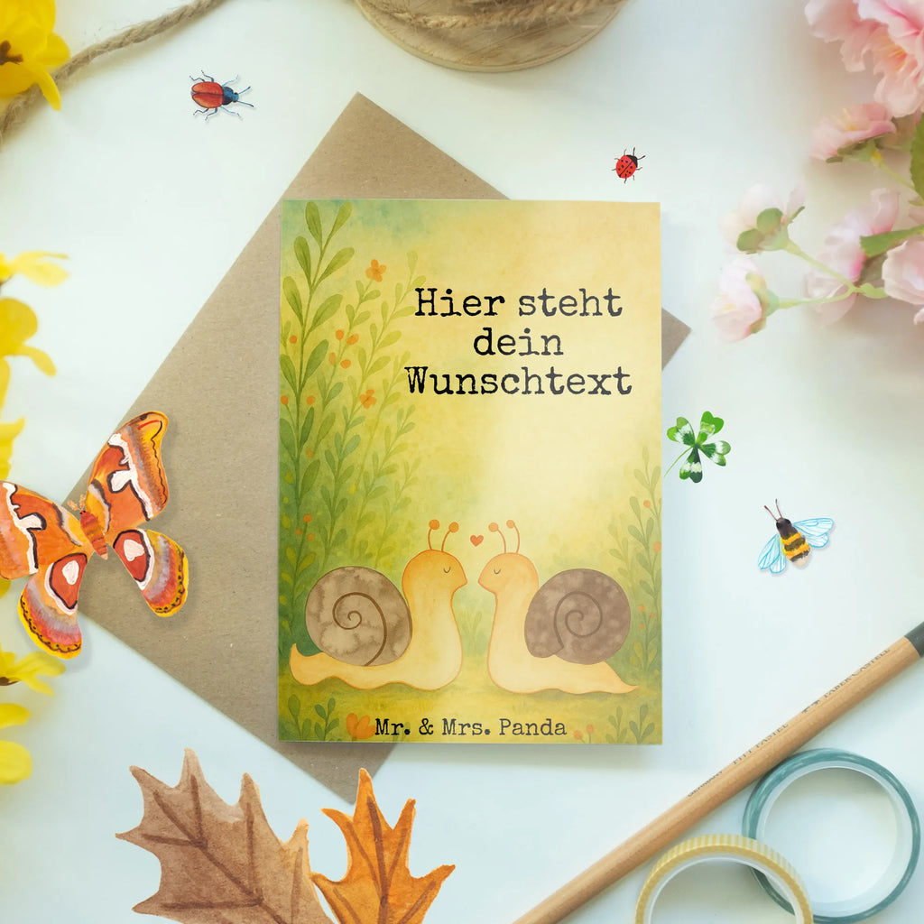 Personalised greetings card Snails in love Design Personalisierte Glückwunschkarte, Personalisiertere Klappkarte, Grußkarte mit Namen, Personalisierte Einladungskarte, Grußkarten personalisiert, Grußkarte selbst gestalten, Personalisierte Karte, Personalisierte Hochzeitskarte, Grußkarte selber drucken, Personalisierte Grußkarte, Grußkarte als Geldgeschenk, Grußkarte mit persönlichen Nachrichten, Personalisierte Geburtstagskarte, Liebe, Partner, Freund, Freundin, Ehemann, Ehefrau, Heiraten, Verlobung, Heiratsantrag, Liebesgeschenk, Jahrestag, Hocheitstag