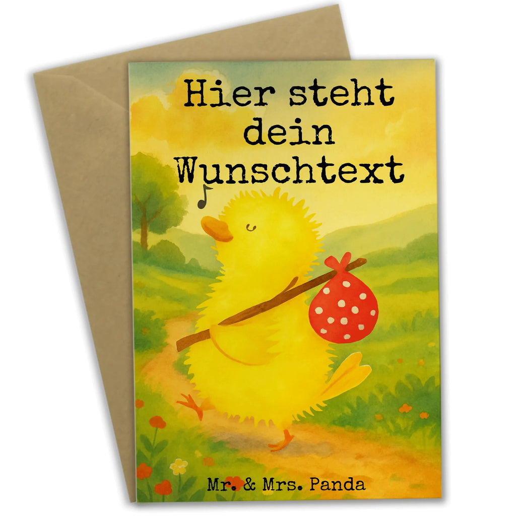 Personalised greetings card chick wander Design Grußkarte als Geldgeschenk, Personalisierte Grußkarte, Grußkarte selber drucken, Grußkarte selbst gestalten, Personalisiertere Klappkarte, Grußkarten personalisiert, Grußkarte mit persönlichen Nachrichten, Personalisierte Einladungskarte, Personalisierte Karte, Personalisierte Geburtstagskarte, Personalisierte Glückwunschkarte, Personalisierte Hochzeitskarte, Grußkarte mit Namen, Ostern, Osterhase, Ostergeschenke, Osternest, Osterdeko, Geschenke zu Ostern, Ostern Geschenk, Ostergeschenke Kinder, Ostern Kinder, Küken, Zeit, Ei, Weltenbummler, Frohe Ostern, Reisen, Zeitmanagement, Wunder, Osterei, Flausen, Backpacker, Ostereier, Ostergrüße, Grüße, Frühlingsgefühle, Freude, liebe Grüße