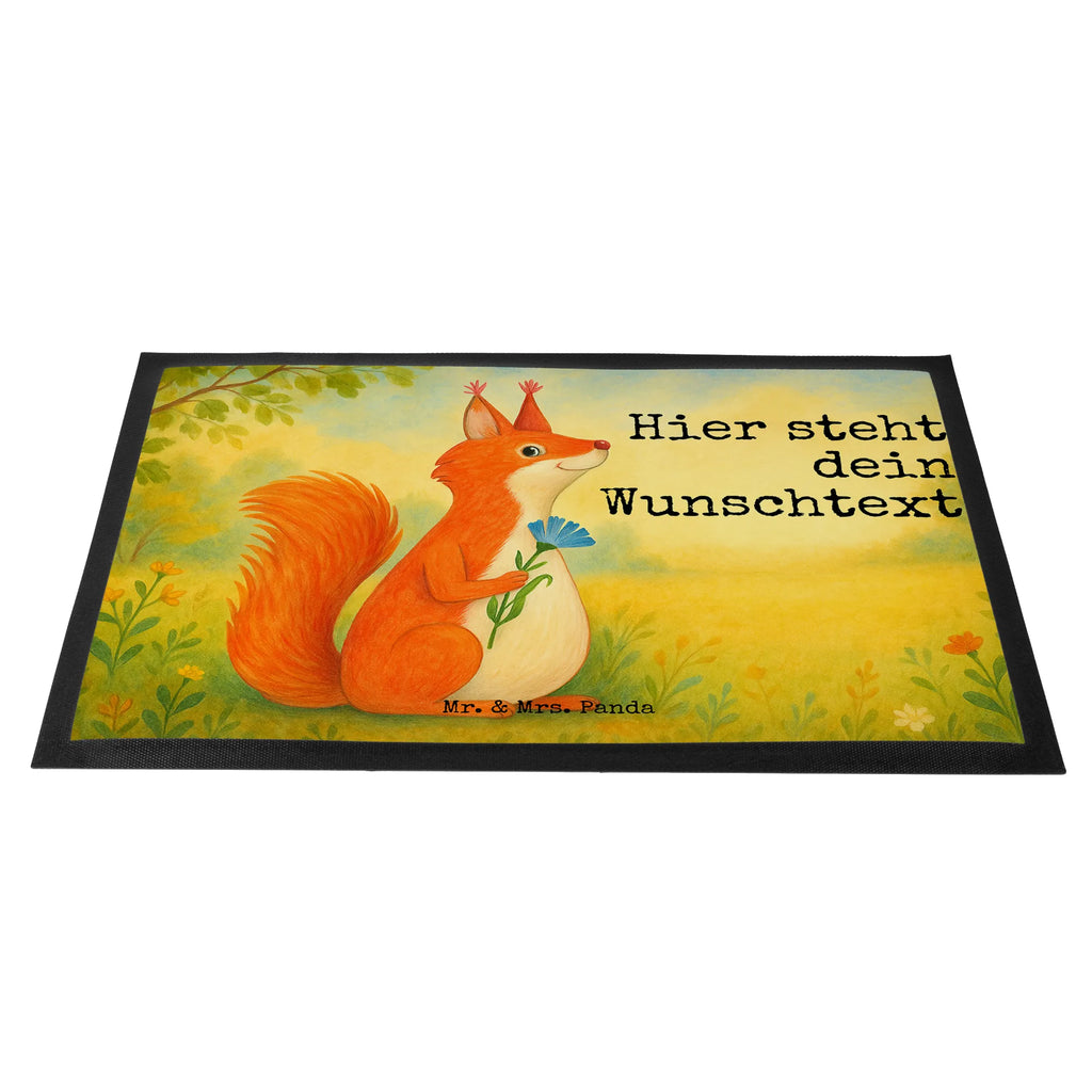 Personalized doormat Squirrel flower Design Haustürmatte personalisiert, Wunschnamen, Personalisieruung, Personalisiert, Fußmatte bedrucken, Türvorleger personalisiert, Türvorleger mit Namen, Fußmatte mit Namen, Personalisierte Fußmatte, Bedrucken, Namensfussmatte, Tiermotive, Gute Laune, lustige Sprüche, Tiere, Spruch positiv, Eichhorn, Spaß, Lachen, Spruch Deko, Eichhörnchen, Motivation Sprüche, glücklich Spruch, Motivation Bilder