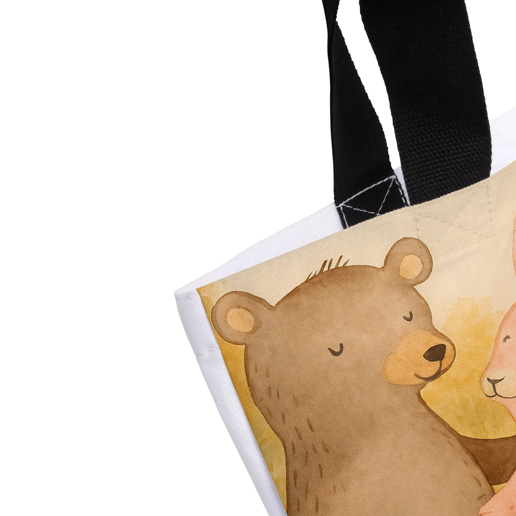 Shopper Bär und Hase Umarmen Design Tasche, Schulbeutel, Alltagstasche, Einkaufsbeutel, Tragebeutel, Einkaufstasche, Freizeittasche, Beutel, Strandtasche, Shopper, Schultasche, Liebe, Partner, Freund, Freundin, Ehemann, Ehefrau, Heiraten, Verlobung, Heiratsantrag, Liebesgeschenk, Jahrestag, Hocheitstag, best friends, Bärchen, Freunde, bester Freund, Hase, Bär